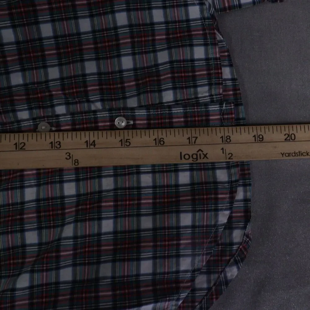Ralph Lauren Girls‎ 7 Shirt Ruffled Placket Plaid Long Sleeve Cowgirl Western